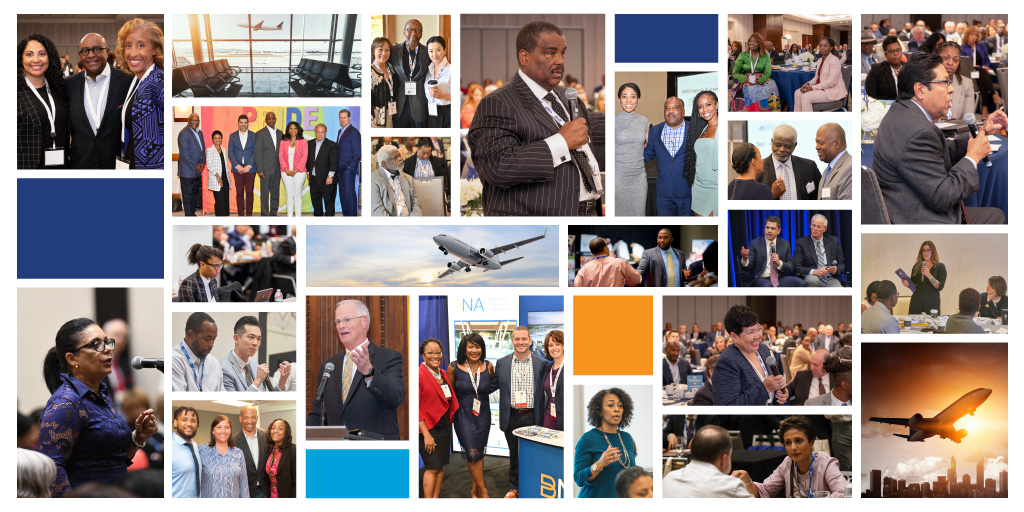 Collage del Consejo Asesor de Minorías Aeroportuarias (AMAC)