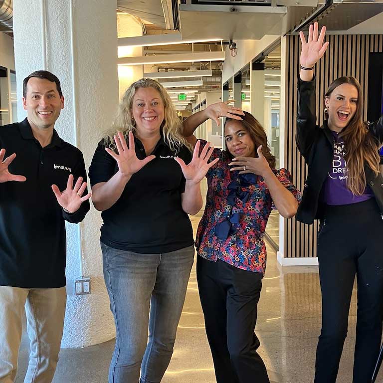 Our 10 years in business and $10 billion funded celebration is still going strong 🤩 Say hello to Joe, Lori, Cheryl, and Lauren!