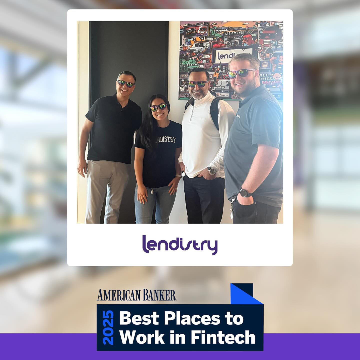 Lendistry is proud to be recognized by American Banker as one of the 2025 Best Places to Work in Fintech! Check out some highlights of what makes #LifeatLendistry so special.