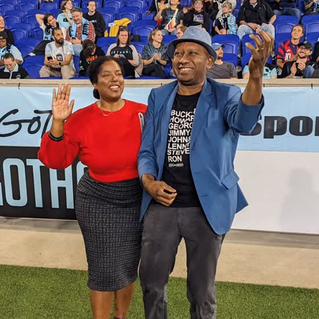 Big thanks to @Lendistry for supporting my minority-owned business and allowing us to shine at a recent @GothamFC game! ⚽️ Proud to support women’s sports at the new Sports Illustrated Stadium! 🙌