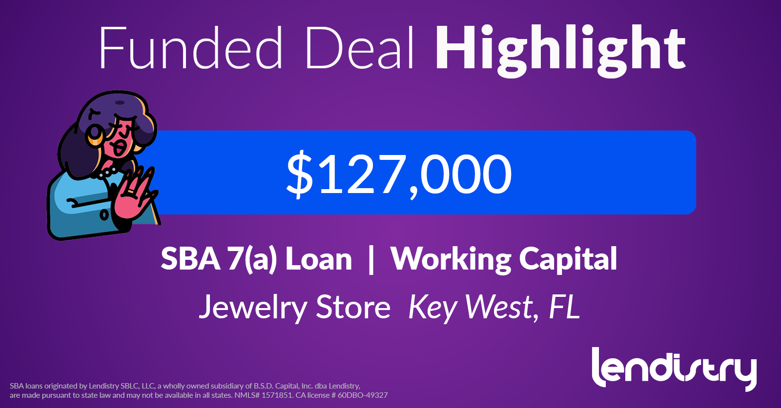Funded Deal Highlight - $127,000 - SBA 7(a) Loan | Working Capital - Jewelry Store - Key West, FL