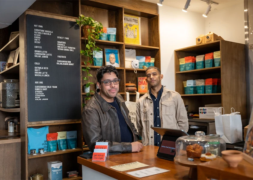 Ani Sanyal and Ayan Sanyal, Kolkata Chai Co., New York, NY