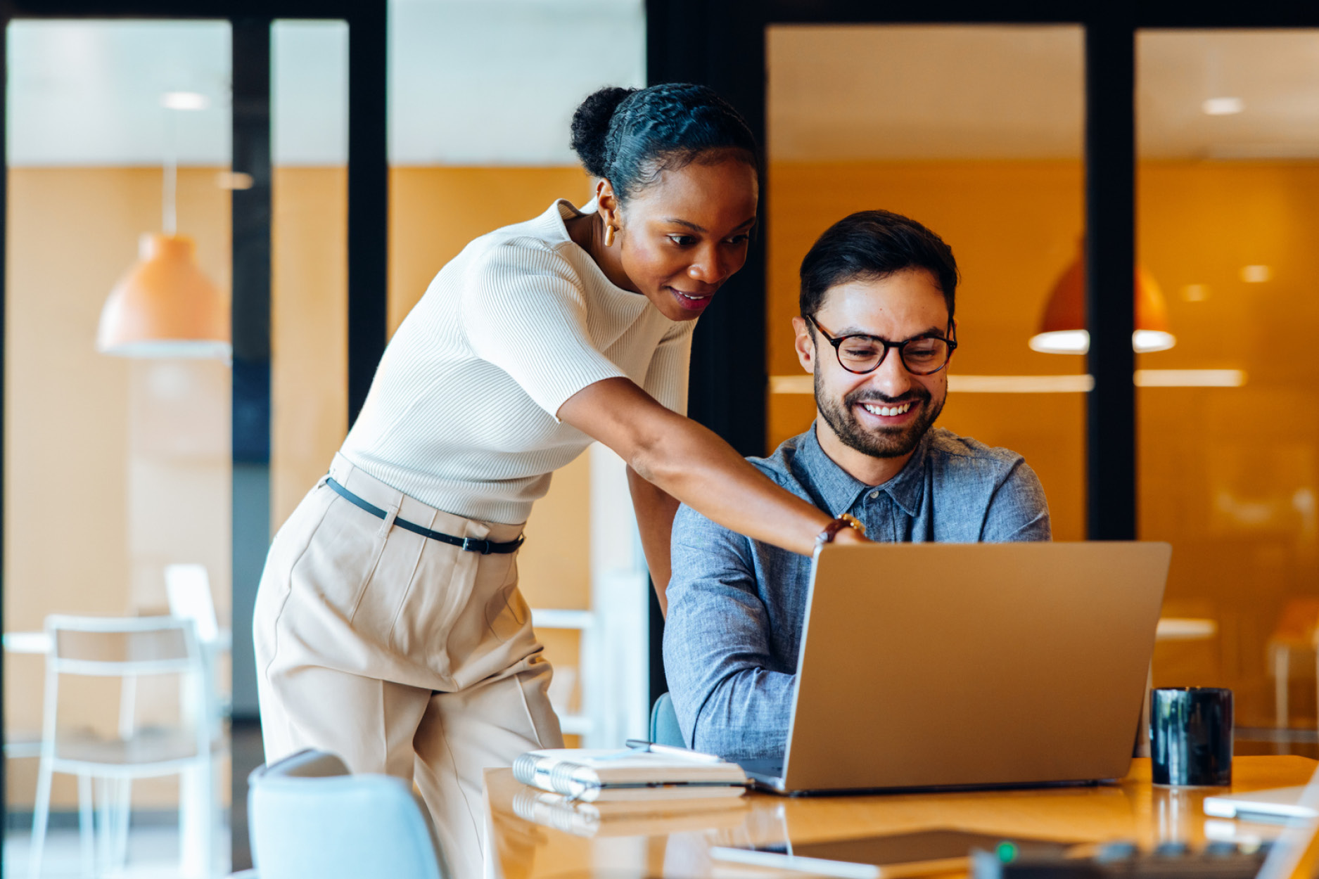 Business partners reviewing their Succession Plan for their small business