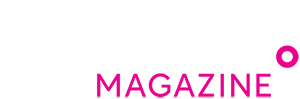 FinTech Magazine logo in bold white and pink text with a small pink circle icon on the right