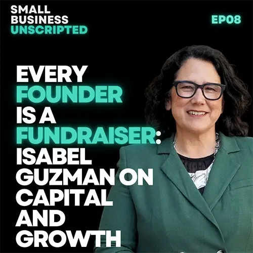 "I'm proud now to say everywhere I go that I've failed mutiple times. But that doesn't mean I don't keep going." Isabel Guzman, Founder and President of @avenidaadvisors is on a brand new episode of Small Business Unscripted - out Wednesday!