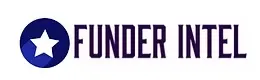 Funder Intel logo in dark purple capitalized text with a white star on top of a dark blue circle on the left