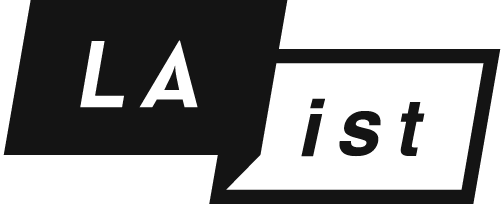 LAist logo in black and white