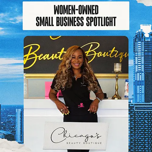 Instagram post: at @chicagosbeautyboutique, services are centered on serenity. “Creating an experience” is top of mind for the Mount Greenwood spot, states owner and founder, Sabrina Davis